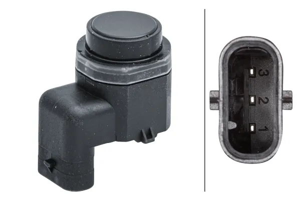 Датчик сигналізації паркування (парктронік), передній 6PX358141281 HELLA
