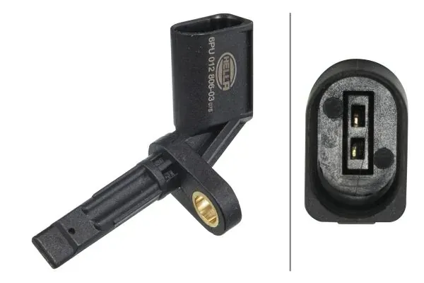 Датчик АБС (ABS) передній, лівий 6PU012806031 HELLA