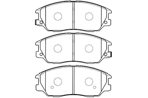Передні тормозні колодки BP3030 Kavo Parts