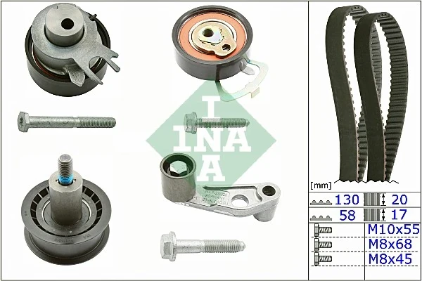 Комплект ГРМ 530008910 INA