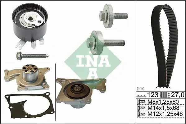Комплект ГРМ 530019732 INA