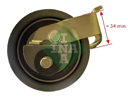 Ролик натягувача ременя ГРМ 531039920 INA