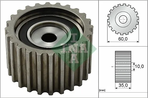 Ролик паразитний ГРМ 532008520 INA