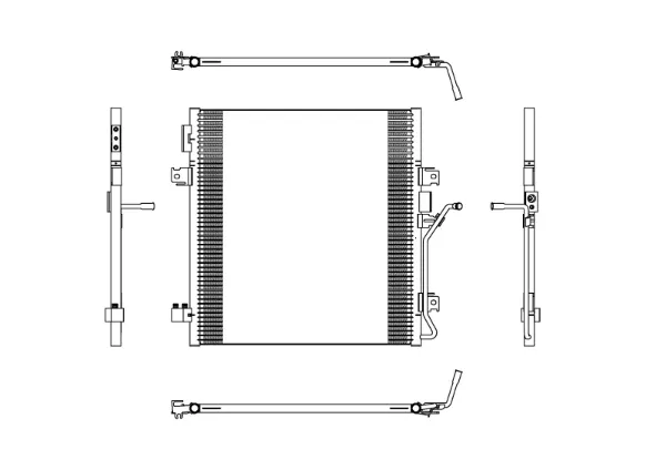Радіатор кондиціонера AC830180 Maxgear