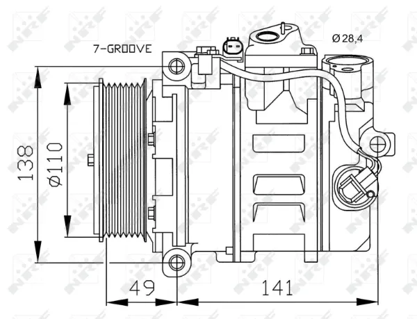 Компресор кондиціонера DCP17102 Polcar