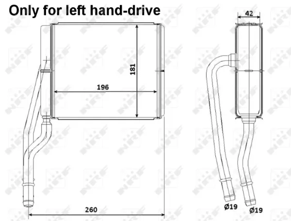 Радіатор пічки (обігрівача) Ford 1324890 ціна, від