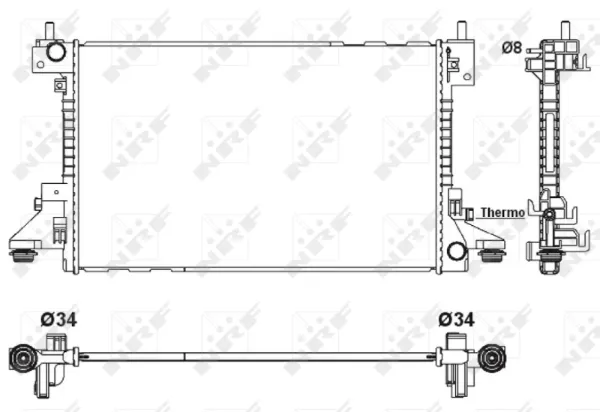 Радіатор 13271C GPD