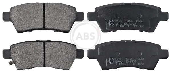 Задні гальмівні колодки 37536 ABS
