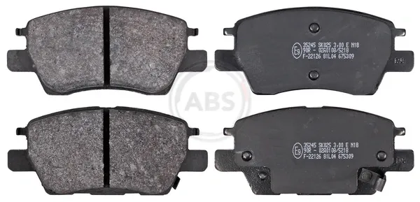 Передні тормозні колодки 35245 ABS