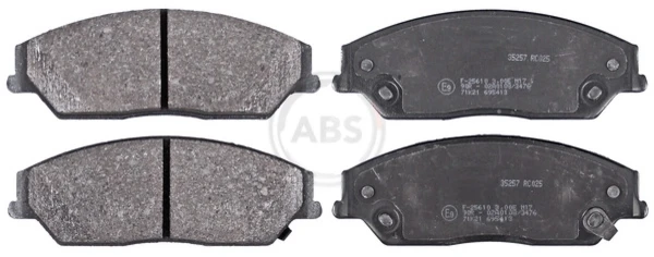 Передні тормозні колодки 35257 ABS