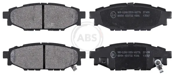 Задні гальмівні колодки 37499 ABS