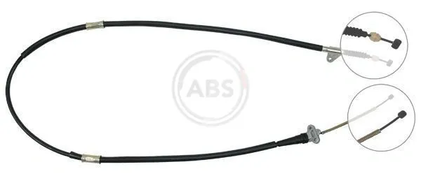 Трос ручного гальма задній, лівий K16047 ABS
