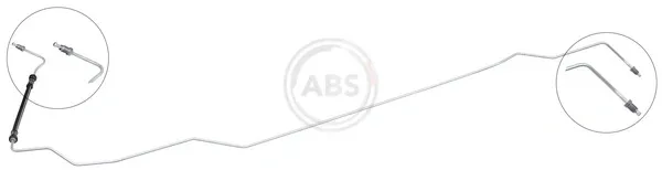 Шланг гальмівний задній, лівий SL1399 ABS