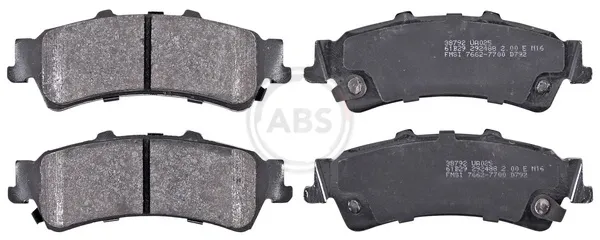 Задні гальмівні колодки 88909672 General Motors