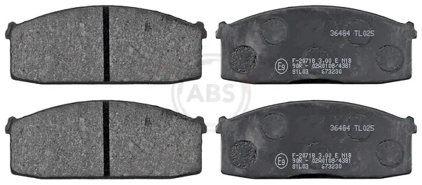 Передні тормозні колодки BF0305 AMP/Paradowscy