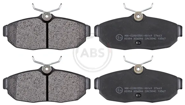 Задні гальмівні колодки 37663 ABS