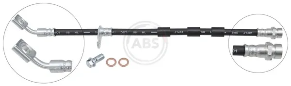 Шланг гальмівний задній, лівий SL1360 ABS