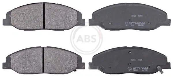 Передні тормозні колодки 38426 ABS