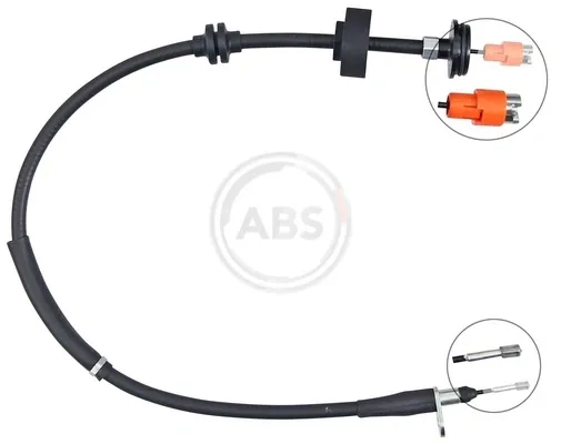 Трос ручного гальма задній, лівий K15012 ABS