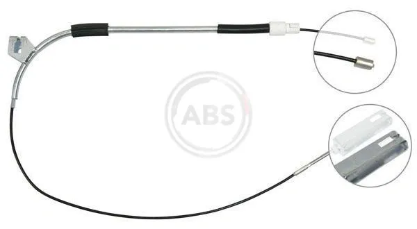 Трос ручного гальма передній K10001 ABS