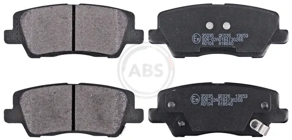 Задні гальмівні колодки 35035 ABS