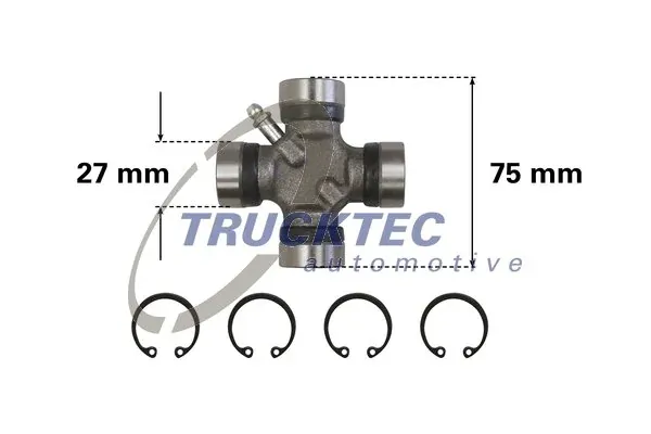 Хрестовина карданного валу 0234041 Trucktec