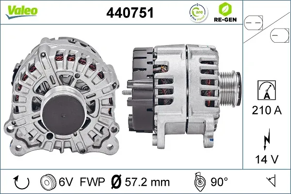 Генератор 059903024JX VAG