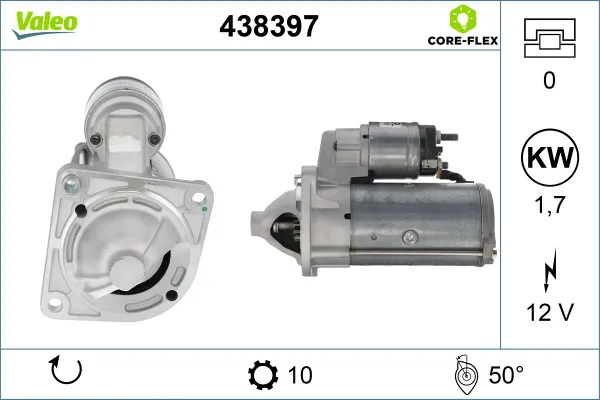 Стартер 438397 VALEO