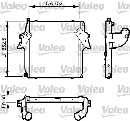 Інтеркулер 818781 VALEO