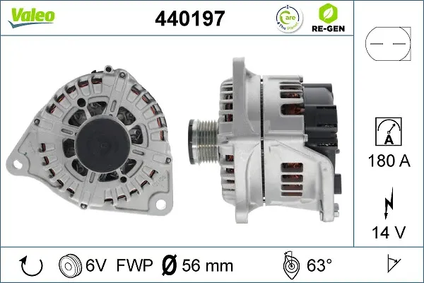 Генератор 440197 VALEO