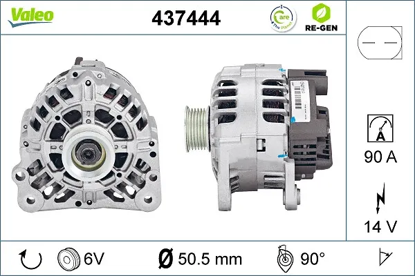 Генератор 437444 VALEO