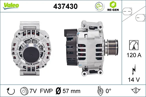 Генератор 437430 VALEO