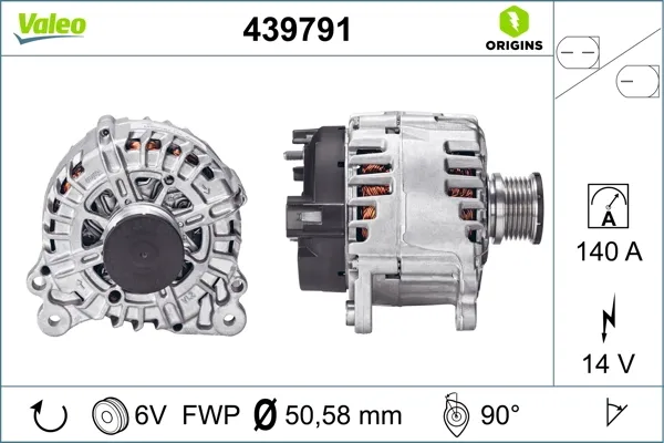 Генератор 439791 VALEO