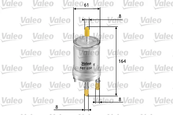 Паливний фільтр 587030 VALEO