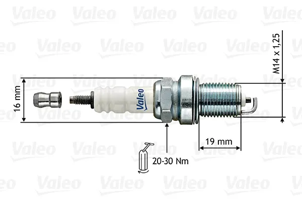 Свічки запалювання 246851 VALEO