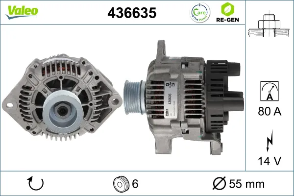 Генератор 436635 VALEO