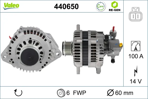 Генератор 440650 VALEO