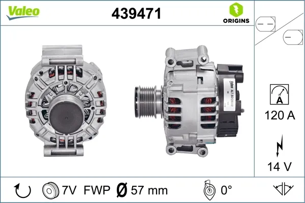 Генератор 439471 VALEO