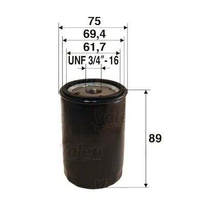 Масляний фільтр 586083 VALEO