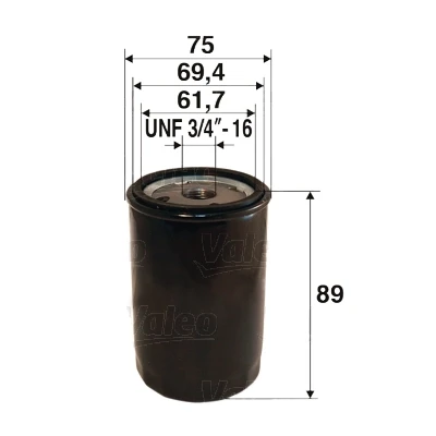 Масляний фільтр 586083 VALEO