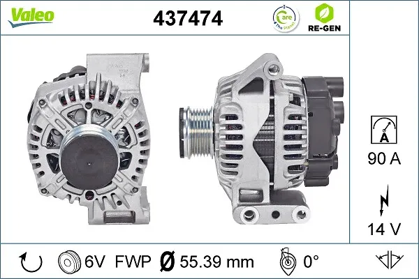 Генератор 437474 VALEO