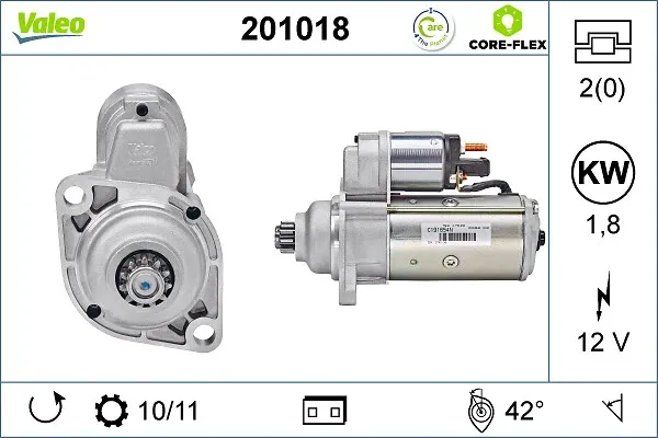Стартер 201018 VALEO