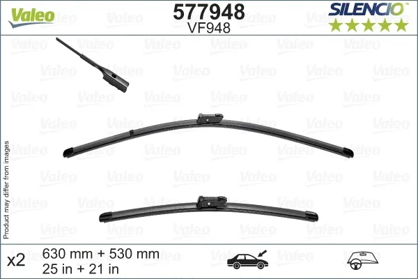 Щітки склоочисника 577948 VALEO