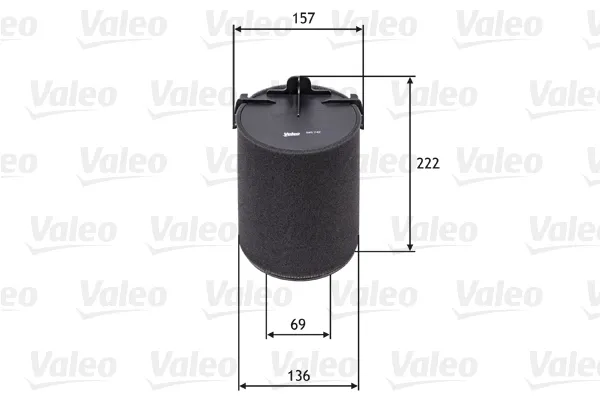Повітряний фільтр 585742 VALEO