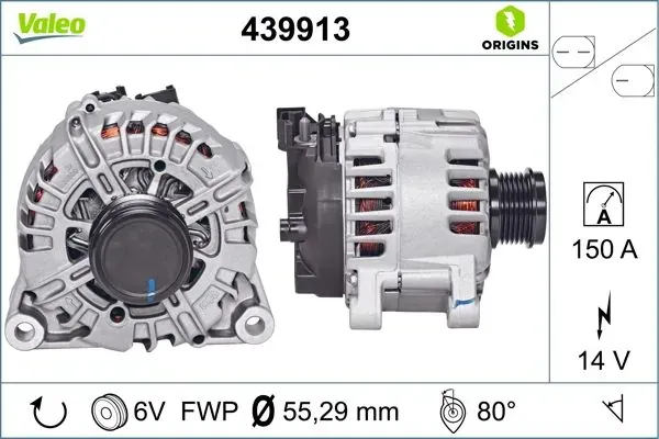 Генератор 439913 VALEO
