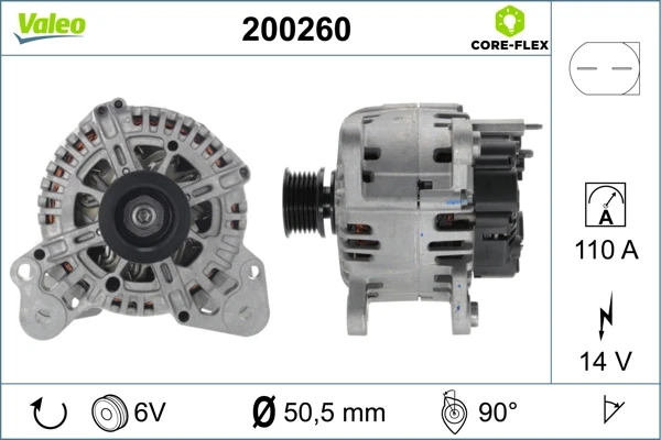 Генератор 200260 VALEO