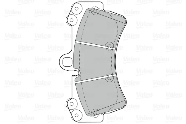 Передні тормозні колодки 302043 VALEO