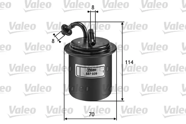 Паливний фільтр 587039 VALEO