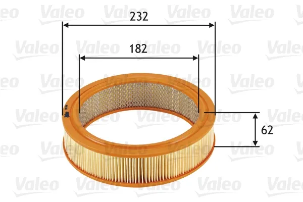 Повітряний фільтр 585696 VALEO