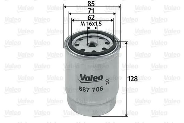 Паливний фільтр 587706 VALEO